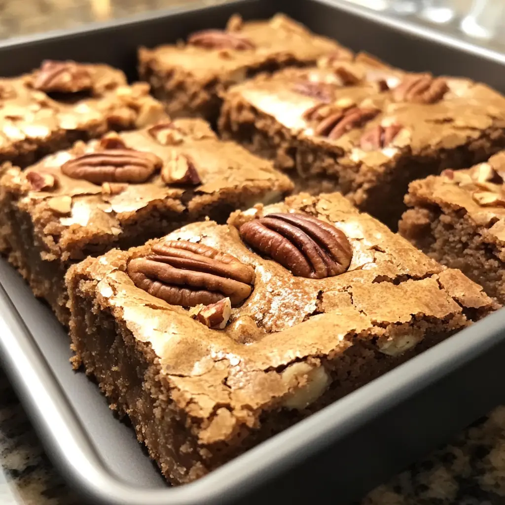 Maple Pecan Blondies