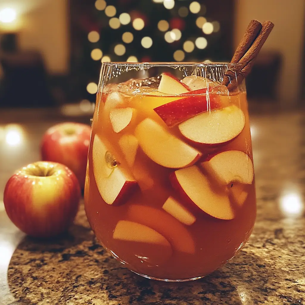 Apple Cider Sangria Mocktail