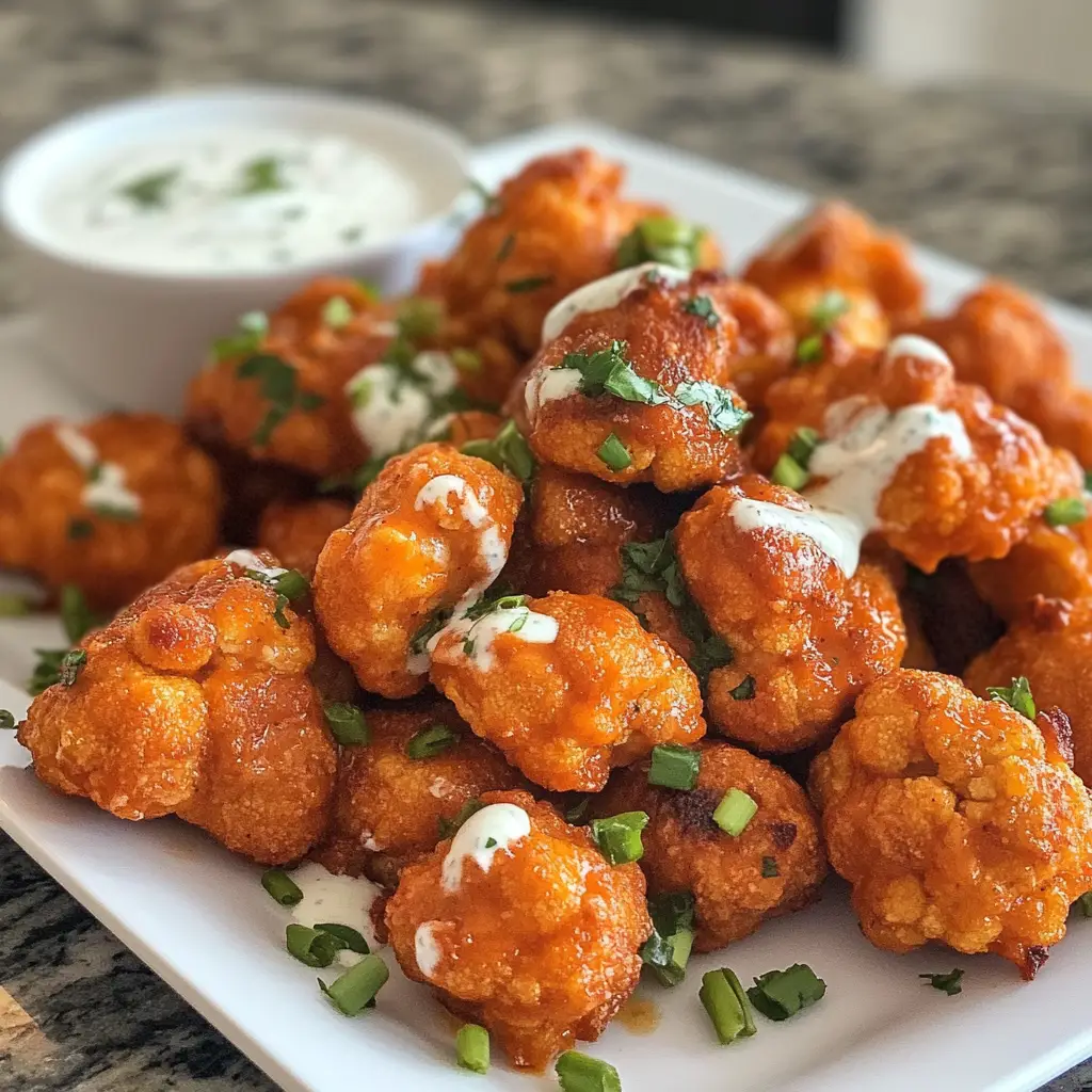 Buffalo Cauliflower Bites