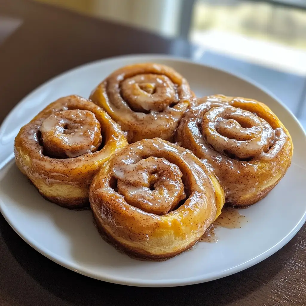 Pumpkin Spice Cinnamon Rolls