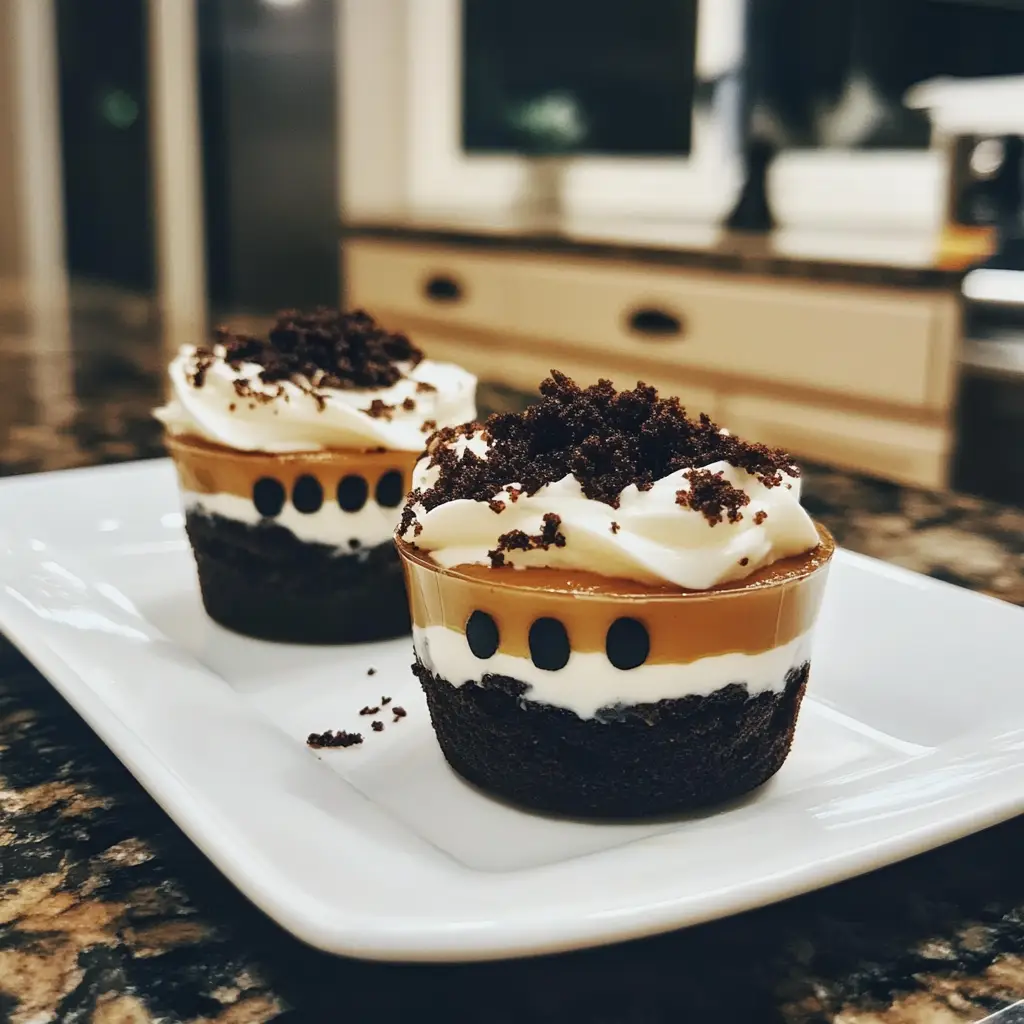Halloween Dirt Pudding Cups