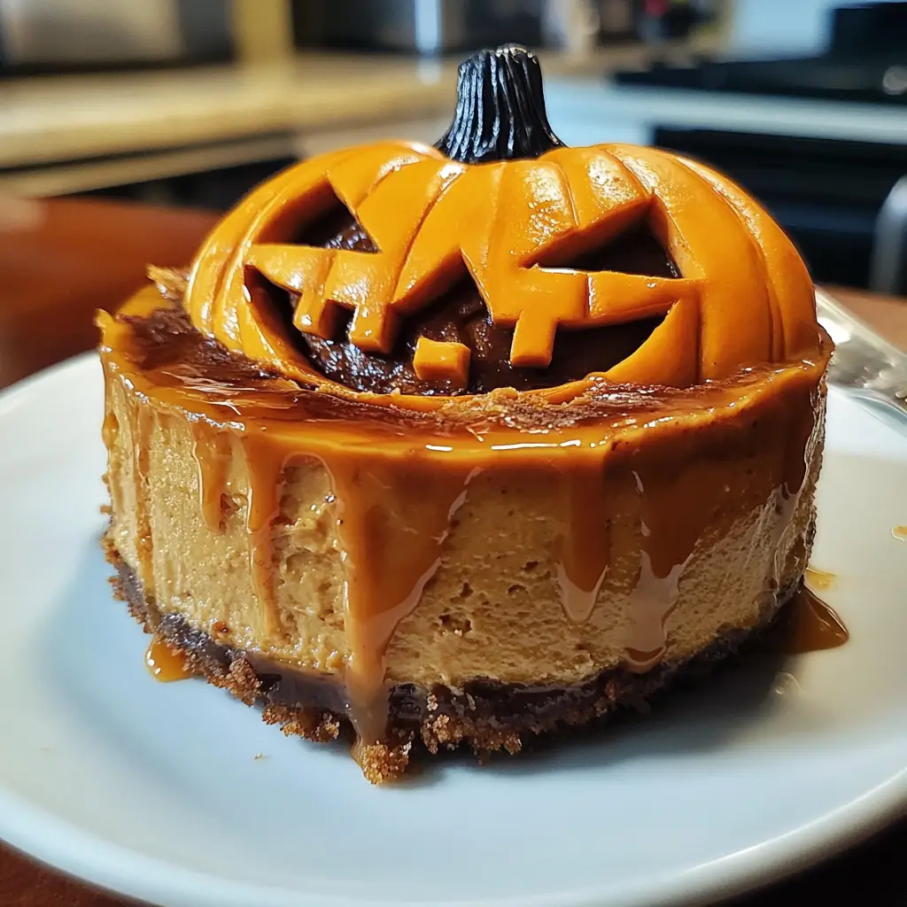 Jack-O’-Lantern Cheesecake