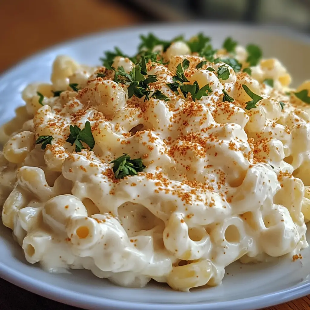 Deviled Egg Macaroni Salad