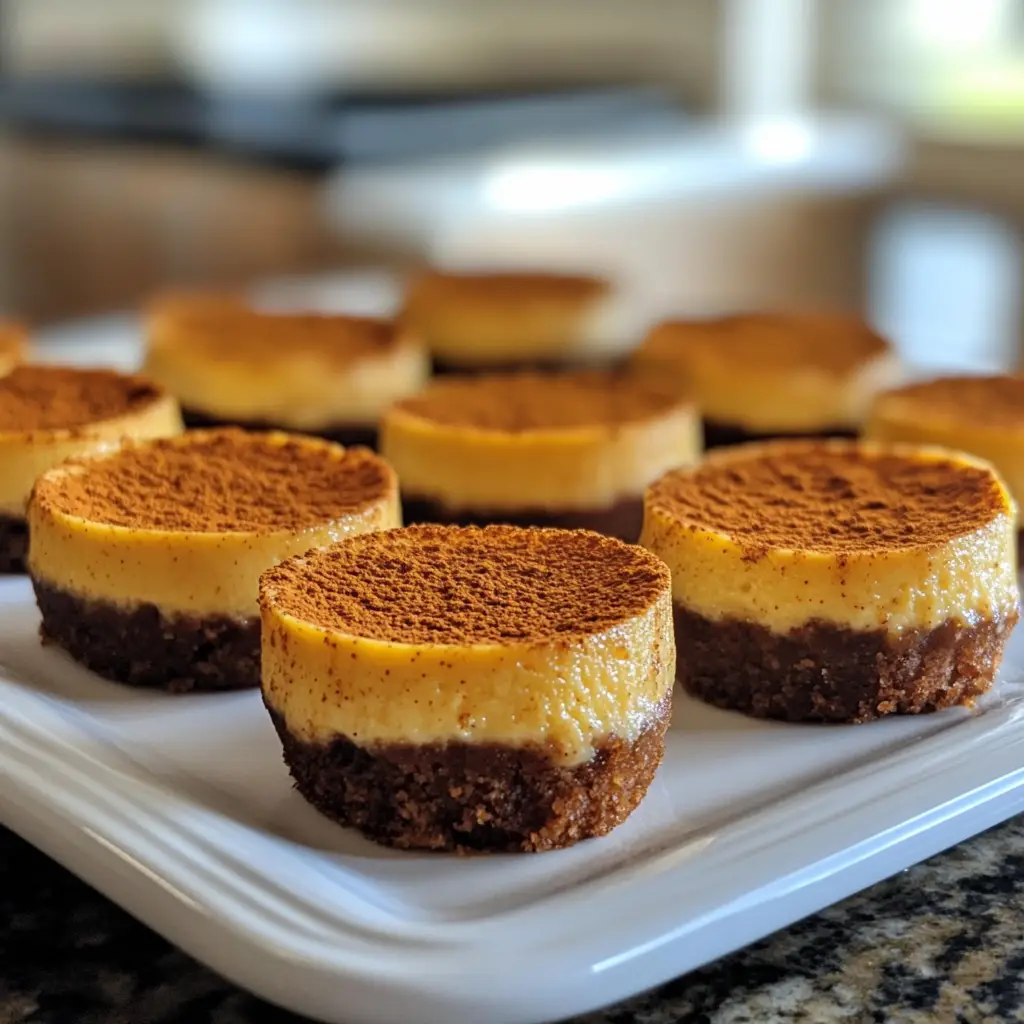 Pumpkin Spice Cheesecake Bites