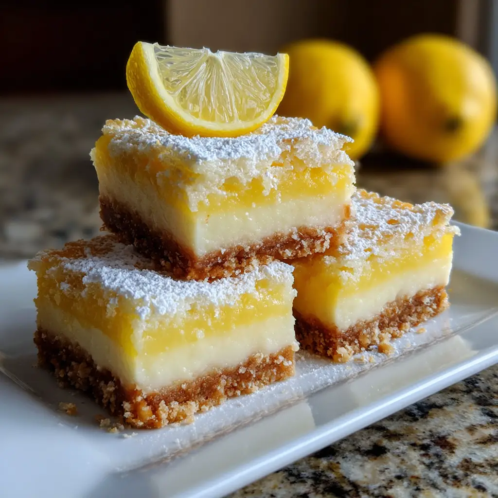 Golden Lemon Cream Bars