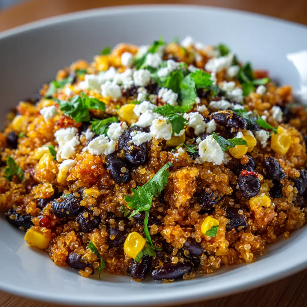 Couscous Black Beans Corn Feta