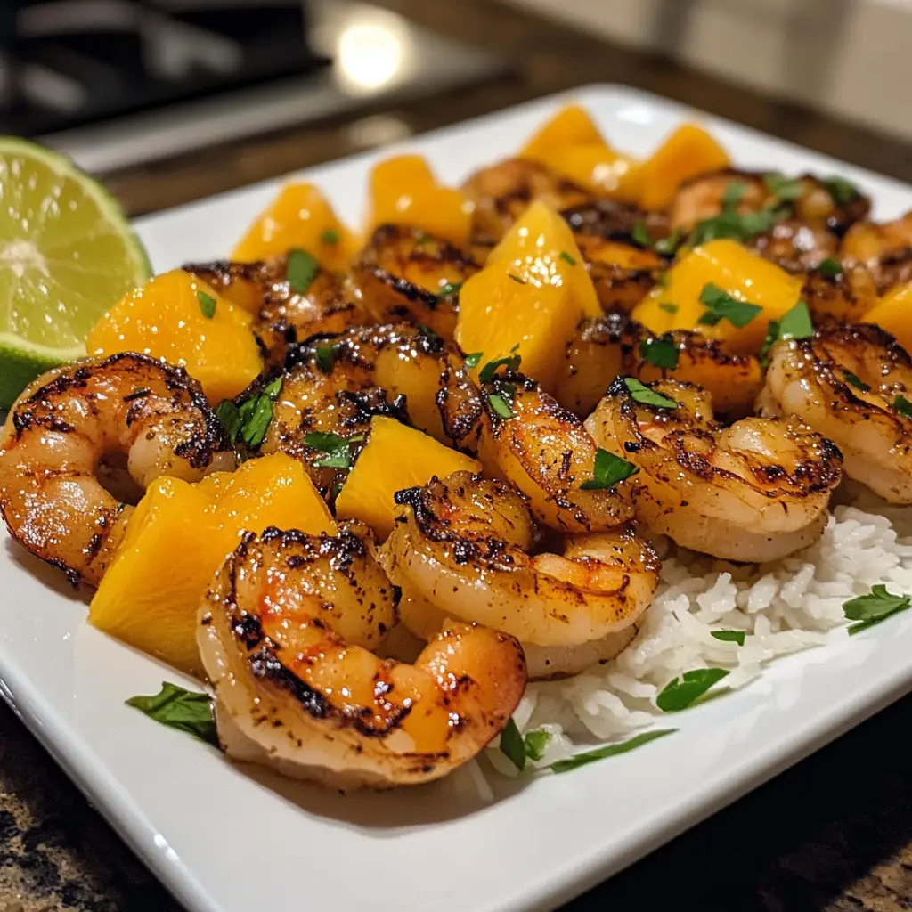 Mango Lime Shrimp Bowls