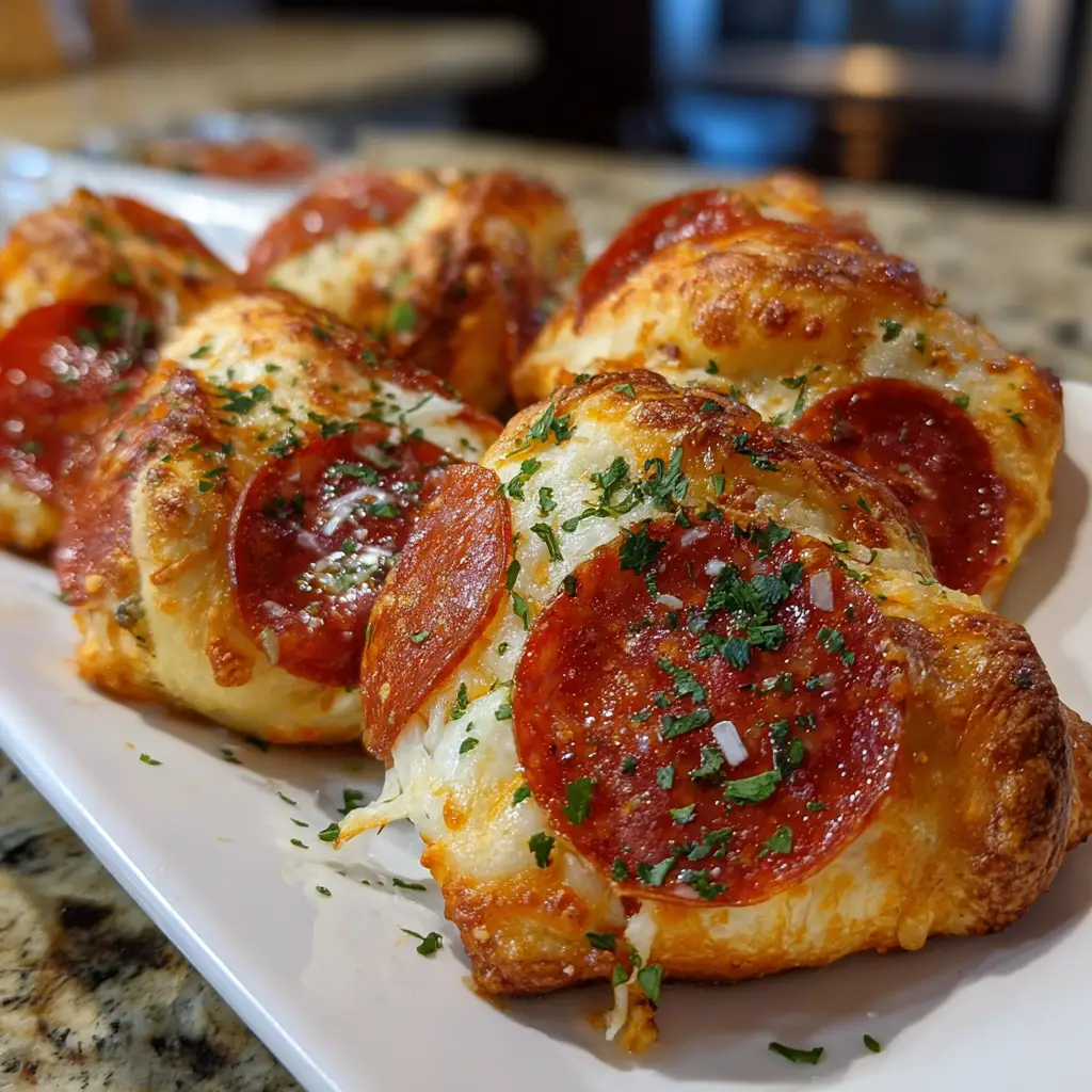 Mini Pepperoni Pizza Pockets