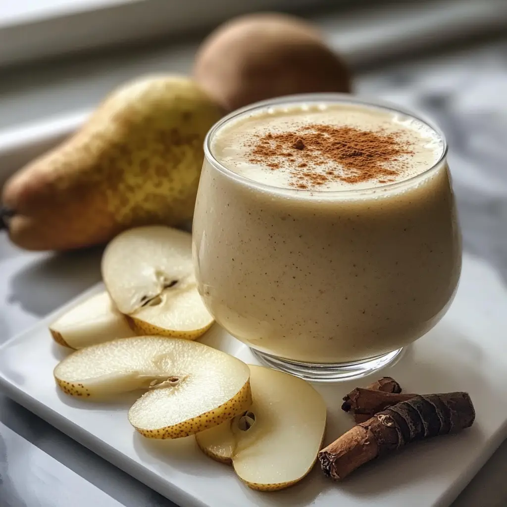 Ginger Spiced Pear Smoothie