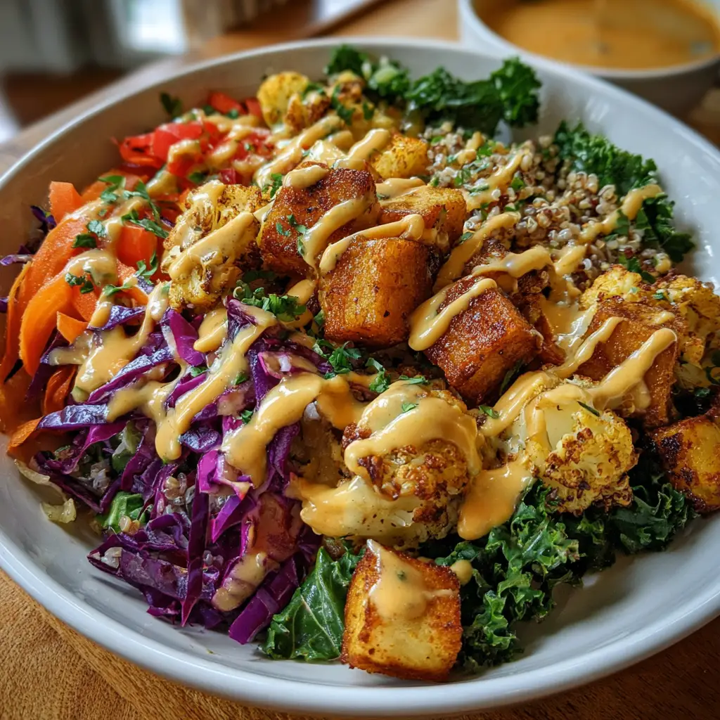 Harvest Grain Bowl with Maple Dijon Dressing