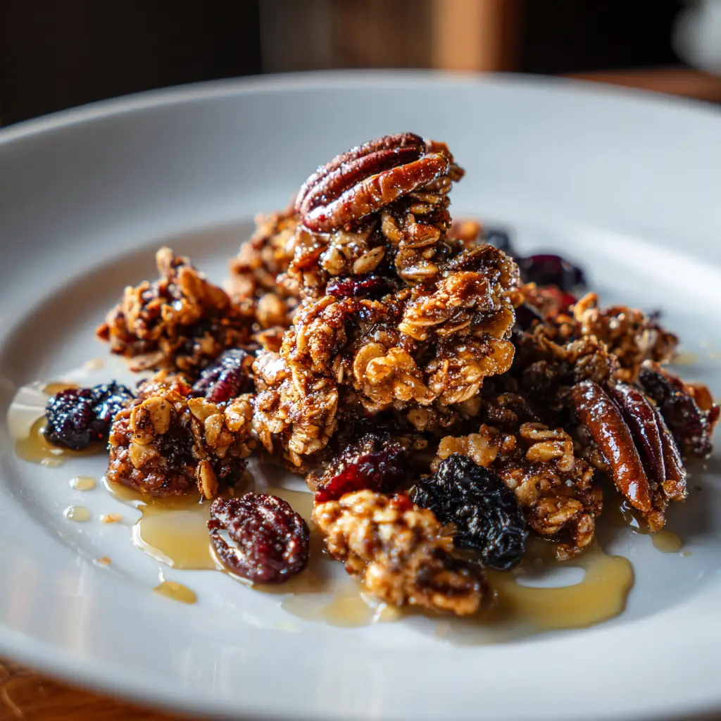 Maple Pecan Granola Clusters