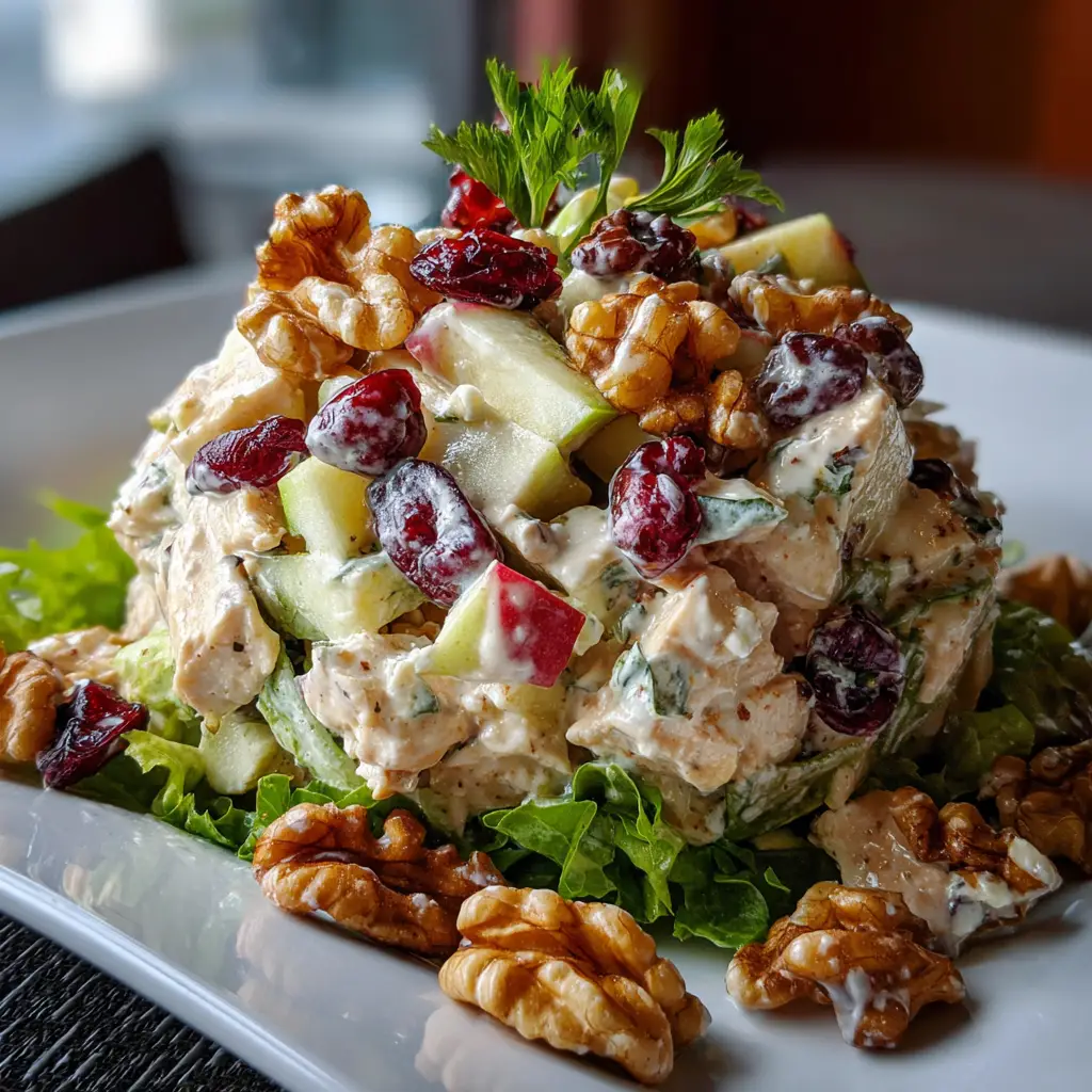 Apple Walnut Chicken Salad