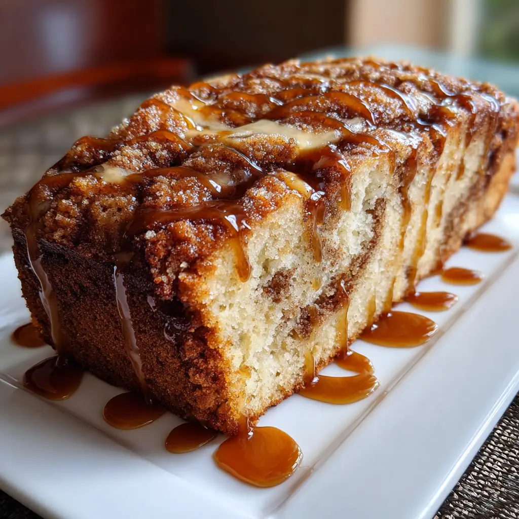 Cinnamon Roll Banana Bread