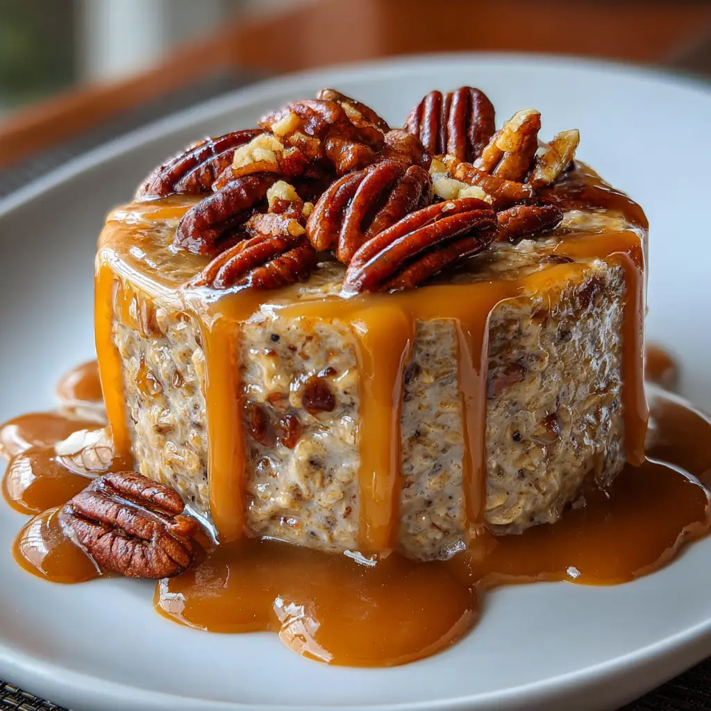 Salted Caramel Pecan Overnight Oats