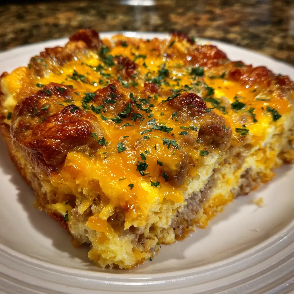 Sausage, Egg & Cheese Breakfast Casserole