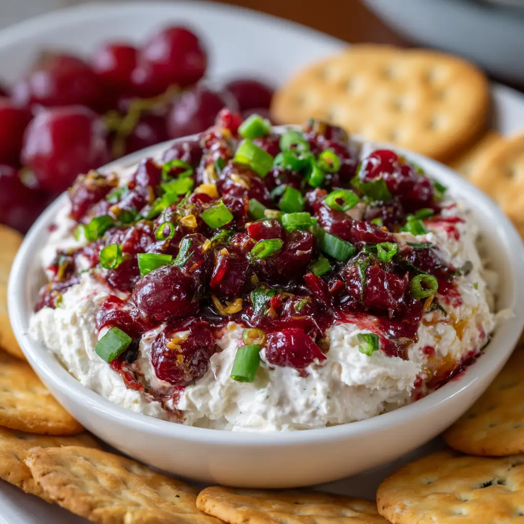 Cranberry Jalapeño Cream Cheese Dip