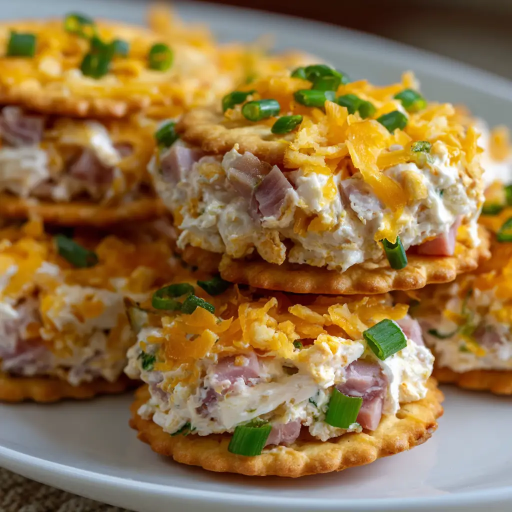 Ritz Cracker Party Sandwiches