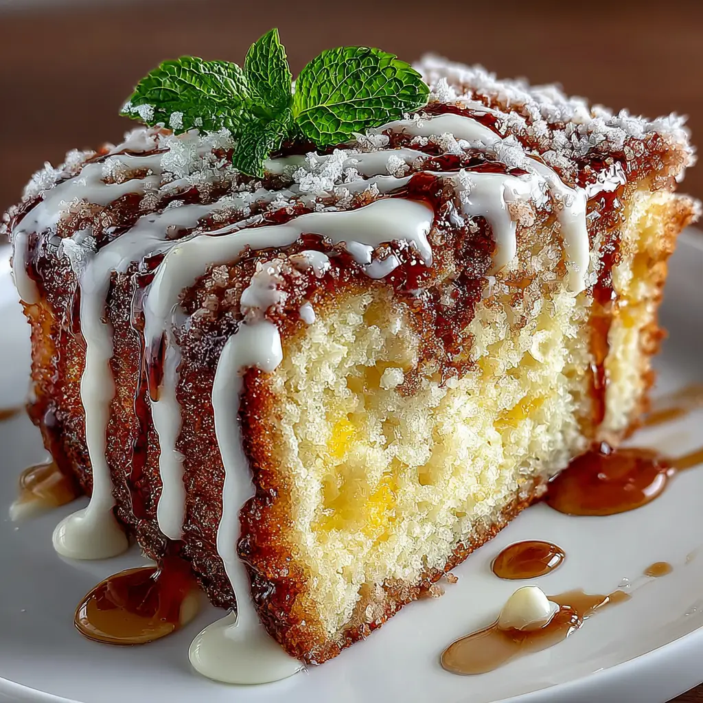 Cinnamon Vanilla Breakfast Swirl Cake