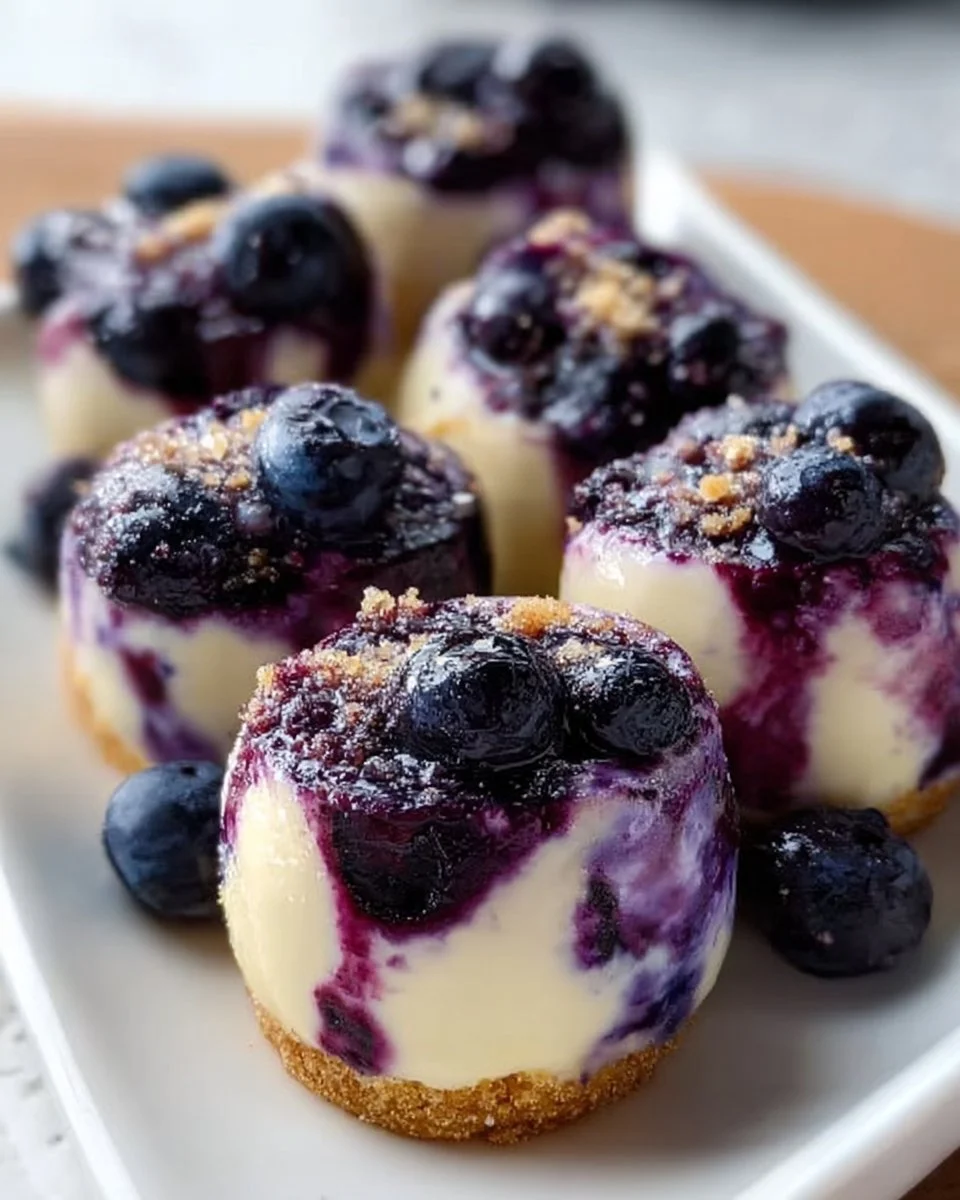 Blueberry Cheesecake Bites