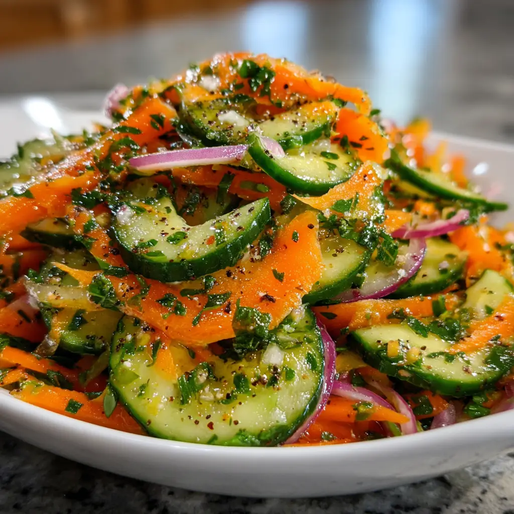 Cucumber Carrot Salad
