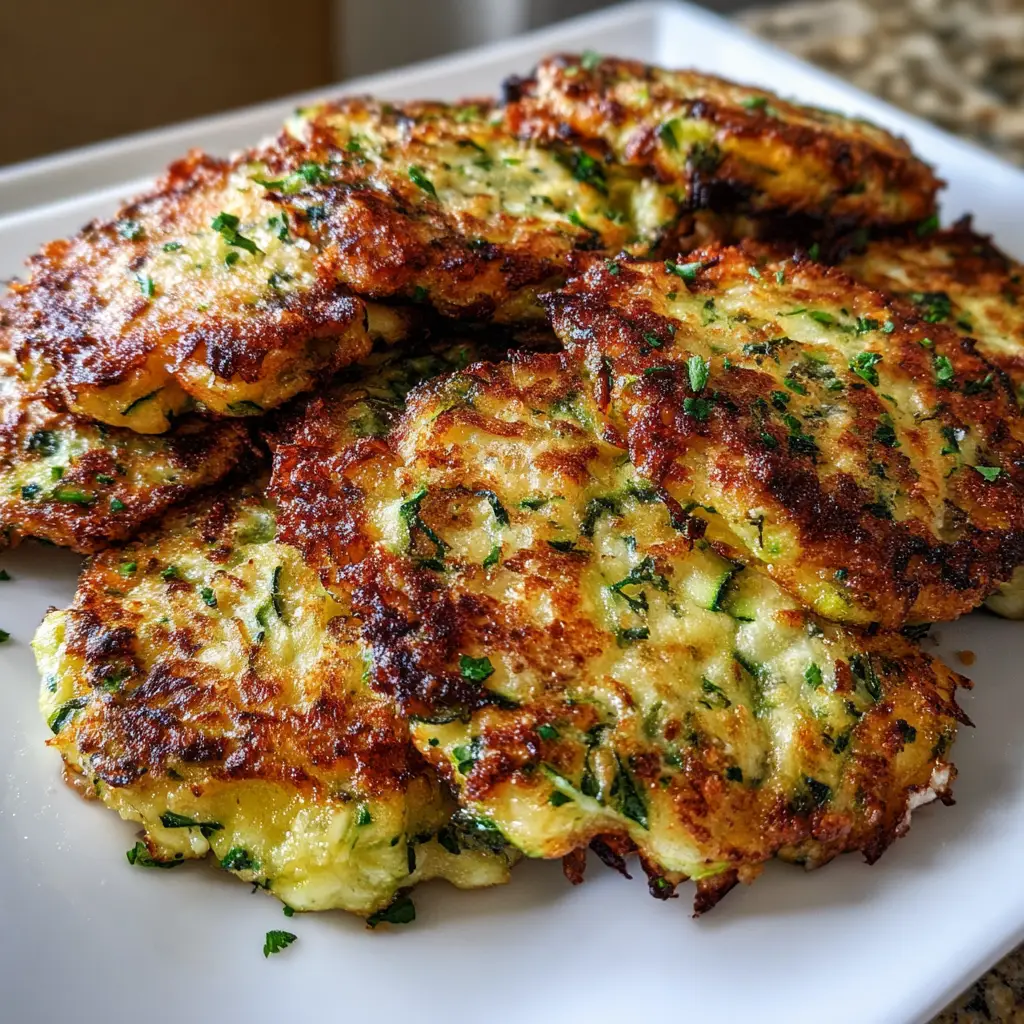 Crispy Zucchini Fritters