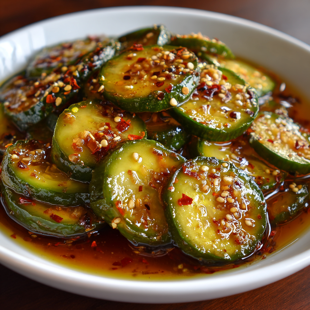 Bourbon Brown Sugar Pickles