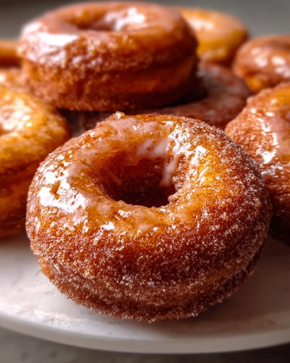 Baked Apple Cider Doughnuts