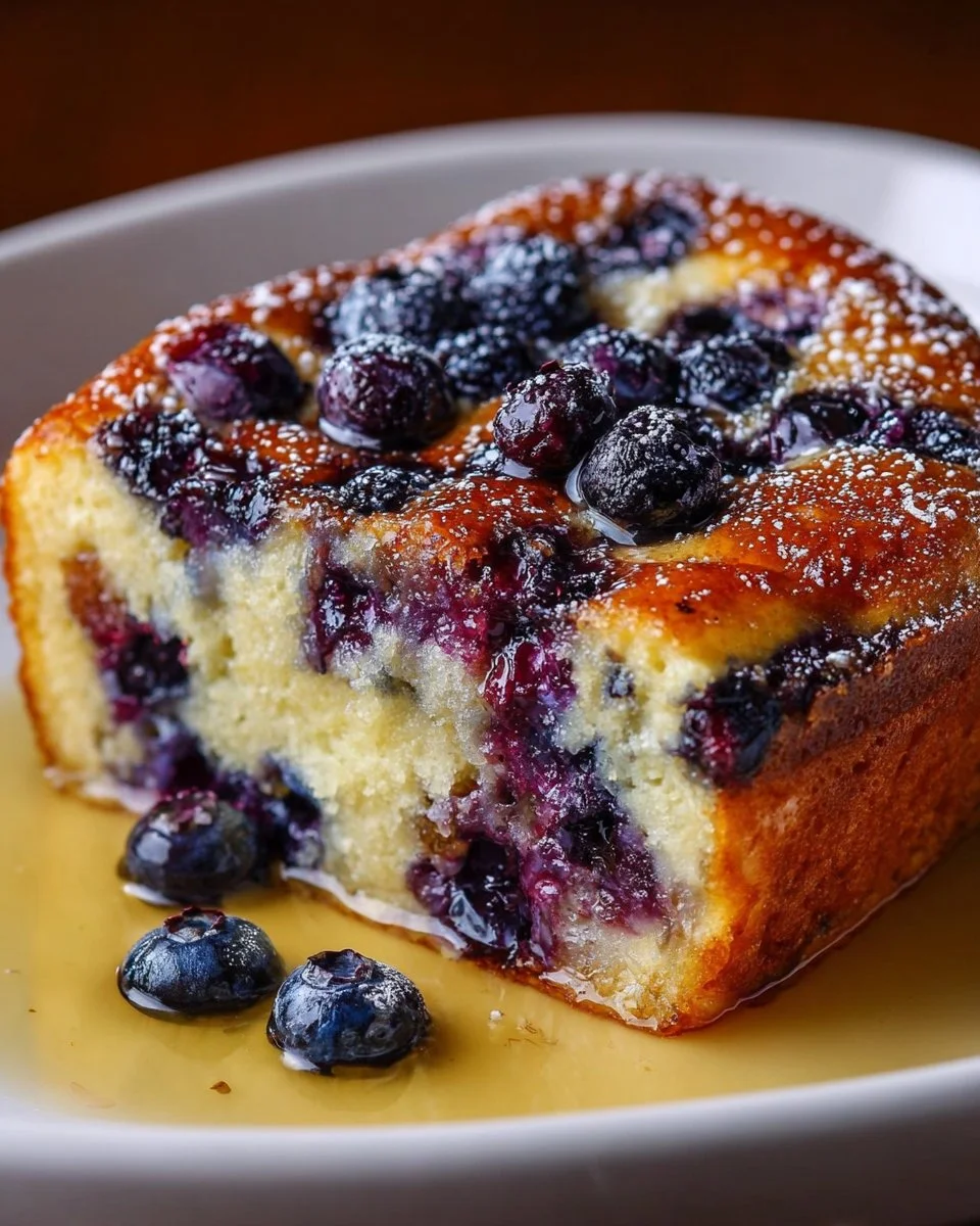 Blueberry Buttermilk Pancake Casserole