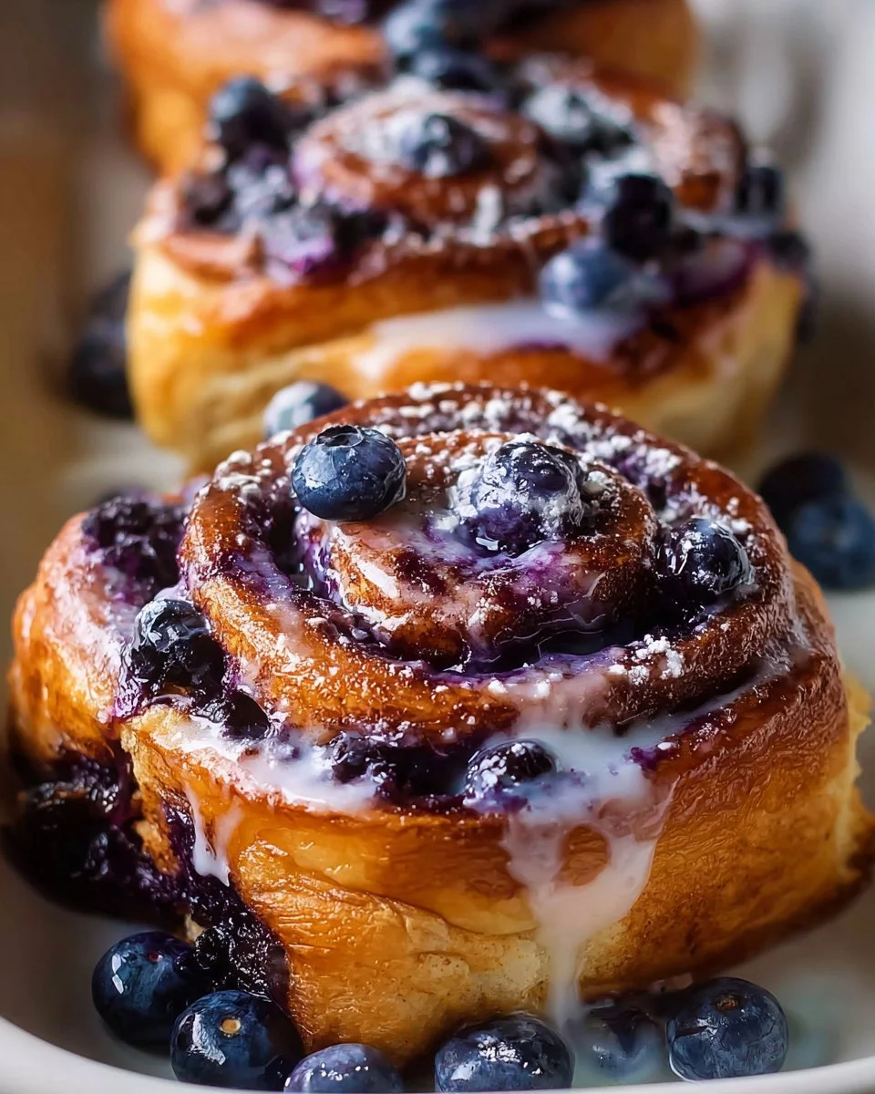 Blueberry Cinnamon Rolls