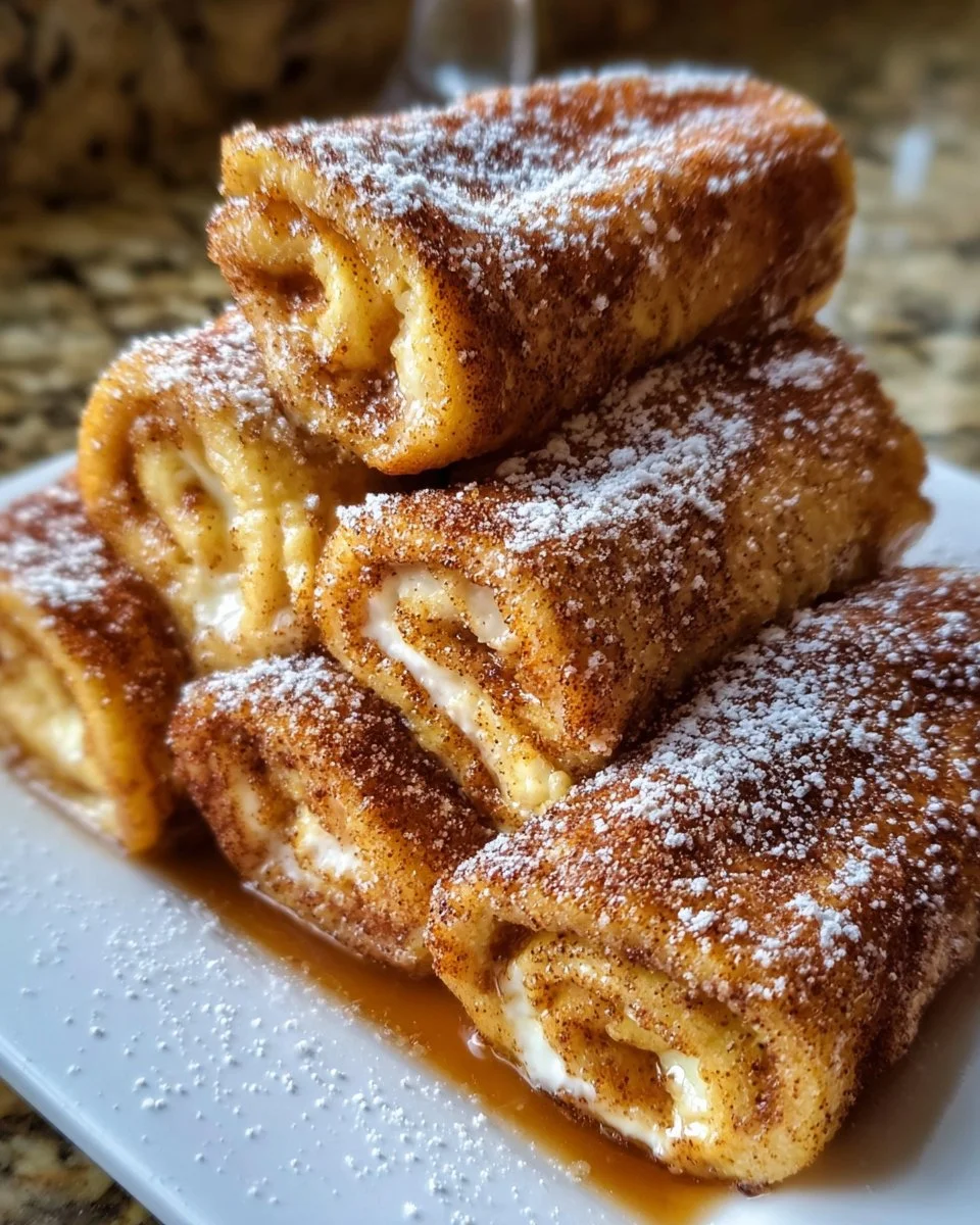 Cinnamon Sugar French Toast Roll-Ups