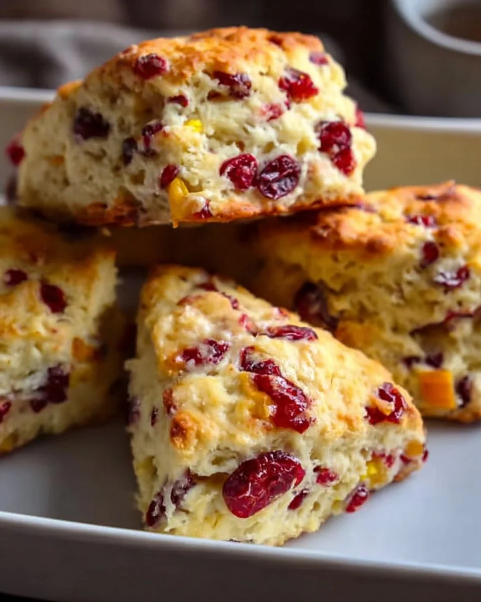 Cranberry Orange Scones
