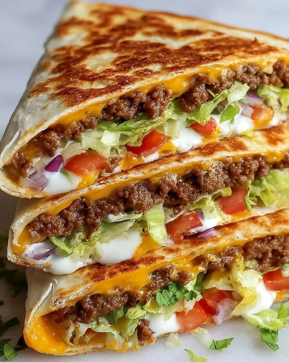 Delicious keto crunchwraps filled with fresh ingredients for a guilt-free meal