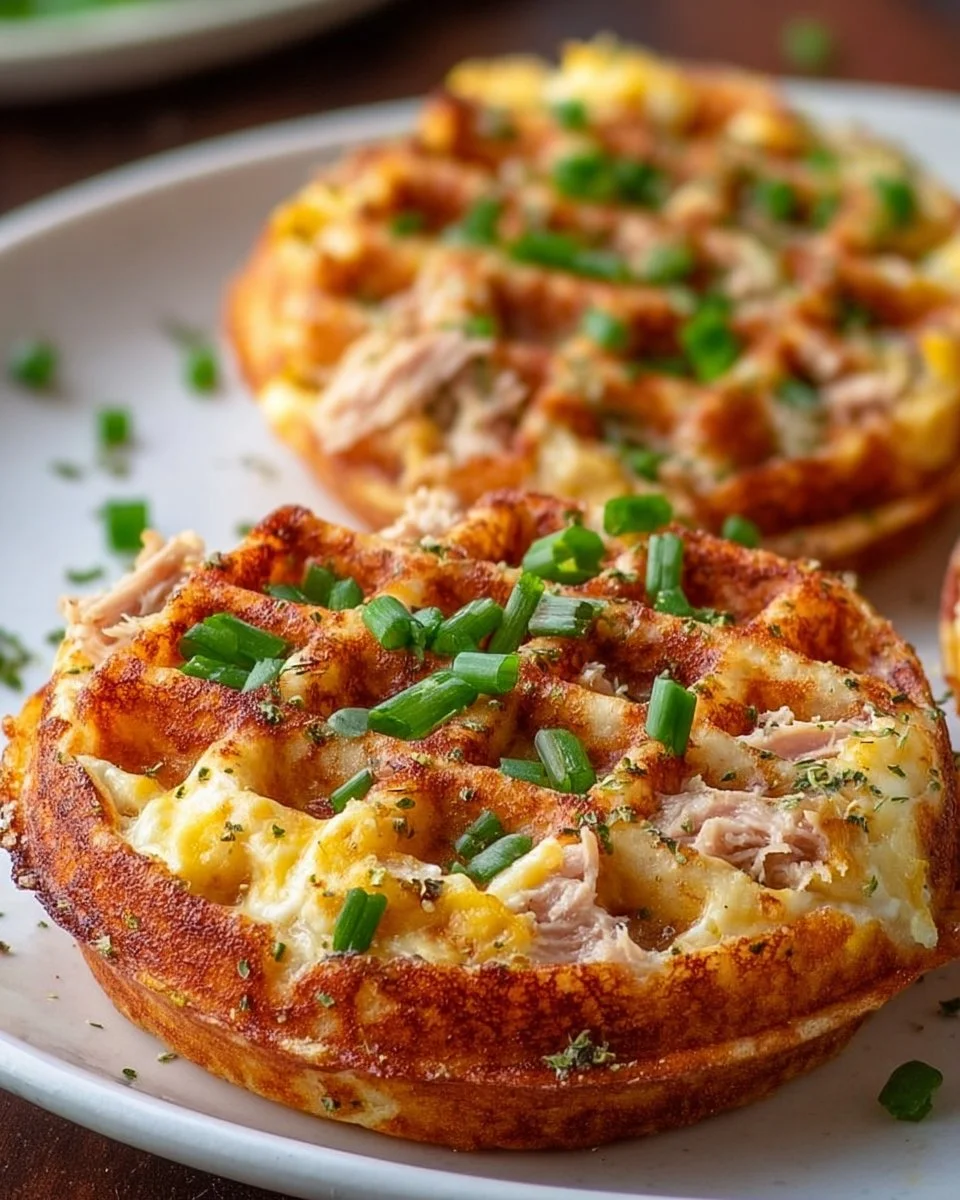 Healthy Tuna Melt Chaffles