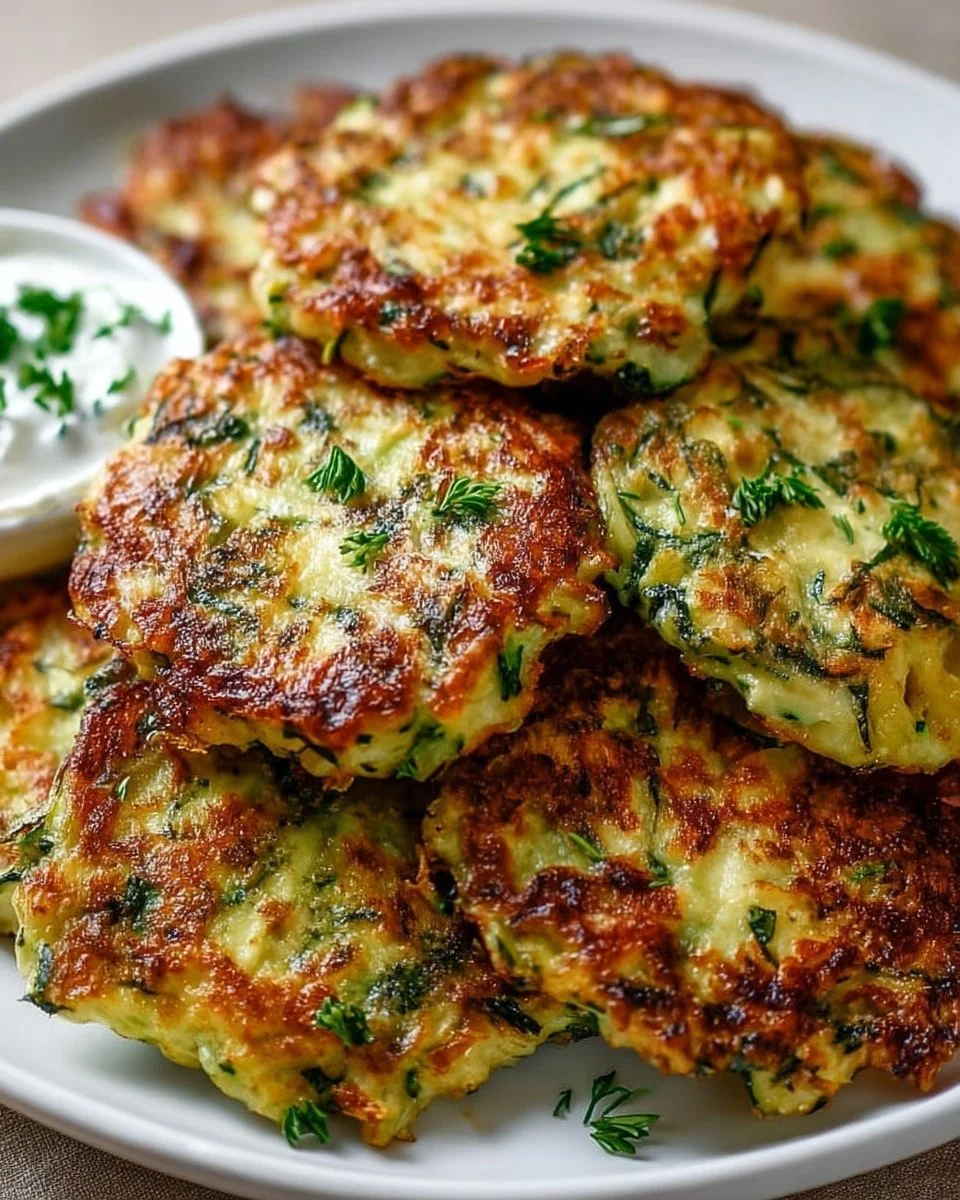Healthy Zucchini Fritters Side Dish