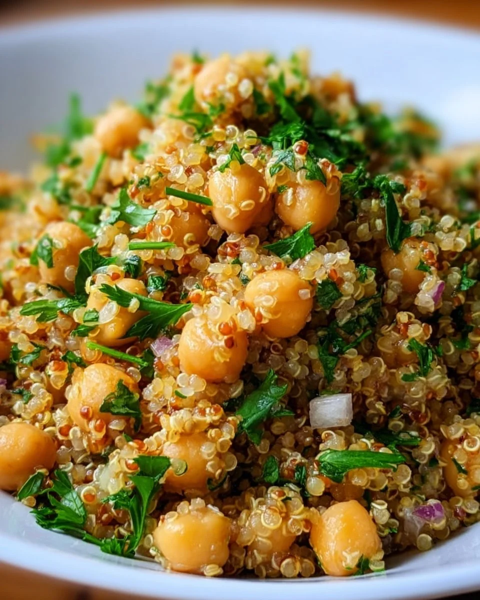 Lemon Herb Quinoa with Chickpeas