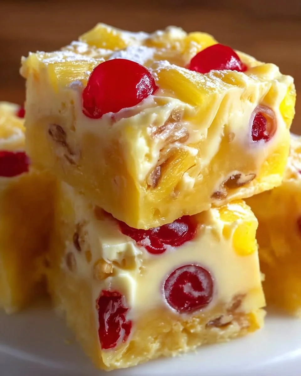 Pineapple Upside Down Cake Fudge