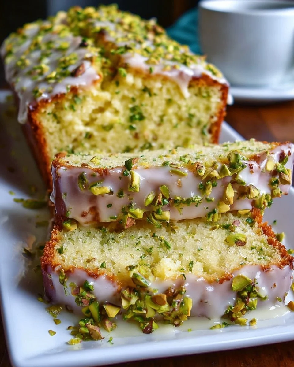 Pistachio Lemon Breakfast Bread