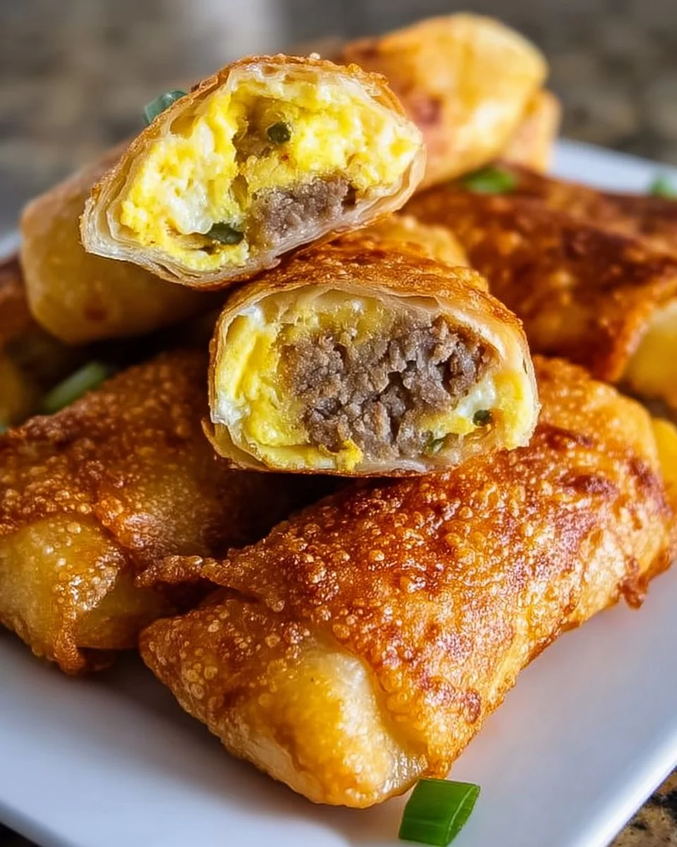 Breakfast Egg Rolls