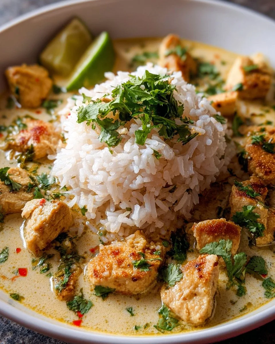 Coconut Chicken Brothy Rice