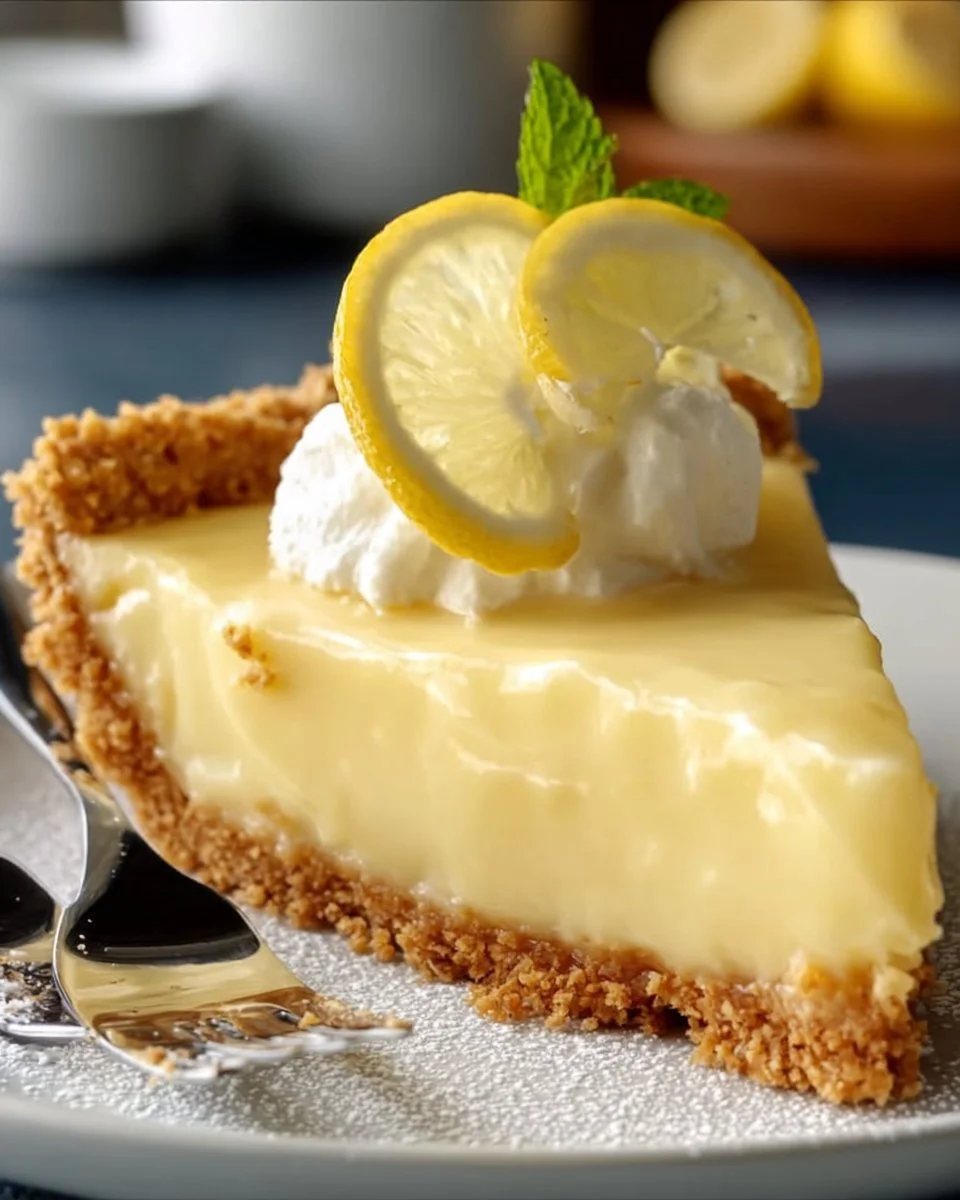 Condensed Milk Lemon Pie