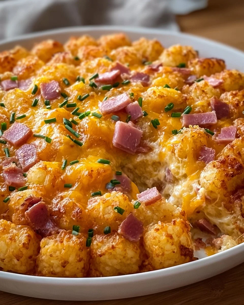 Ham Tater Tot Bake