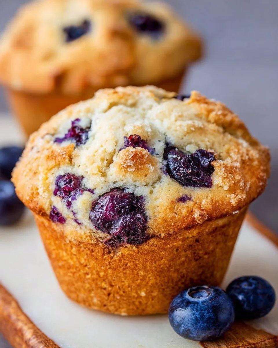 Healthy Blueberry Muffins