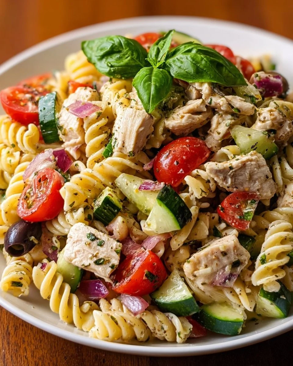 Italian Chicken and Pasta Salad