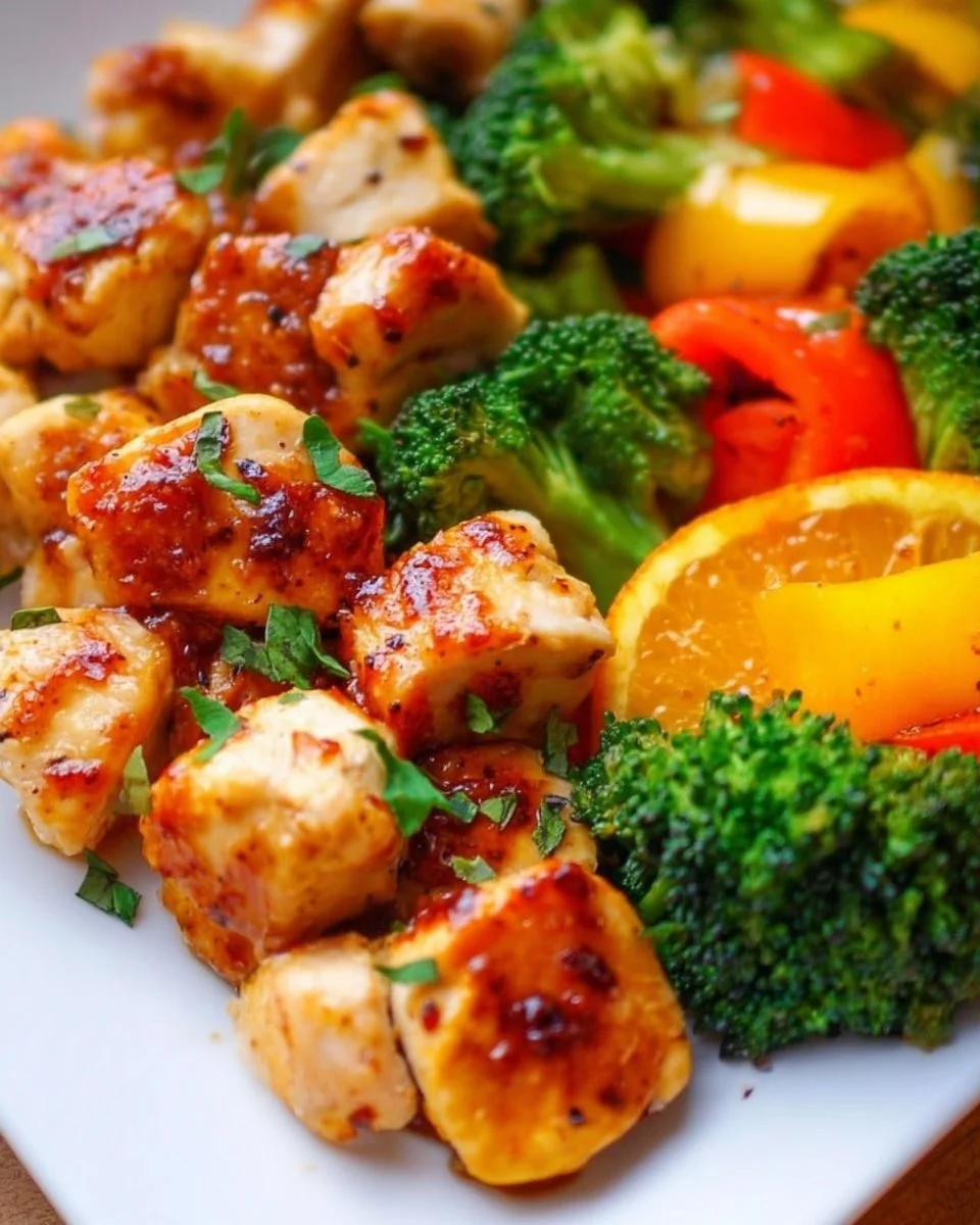 Orange Ginger Chicken with Veggies