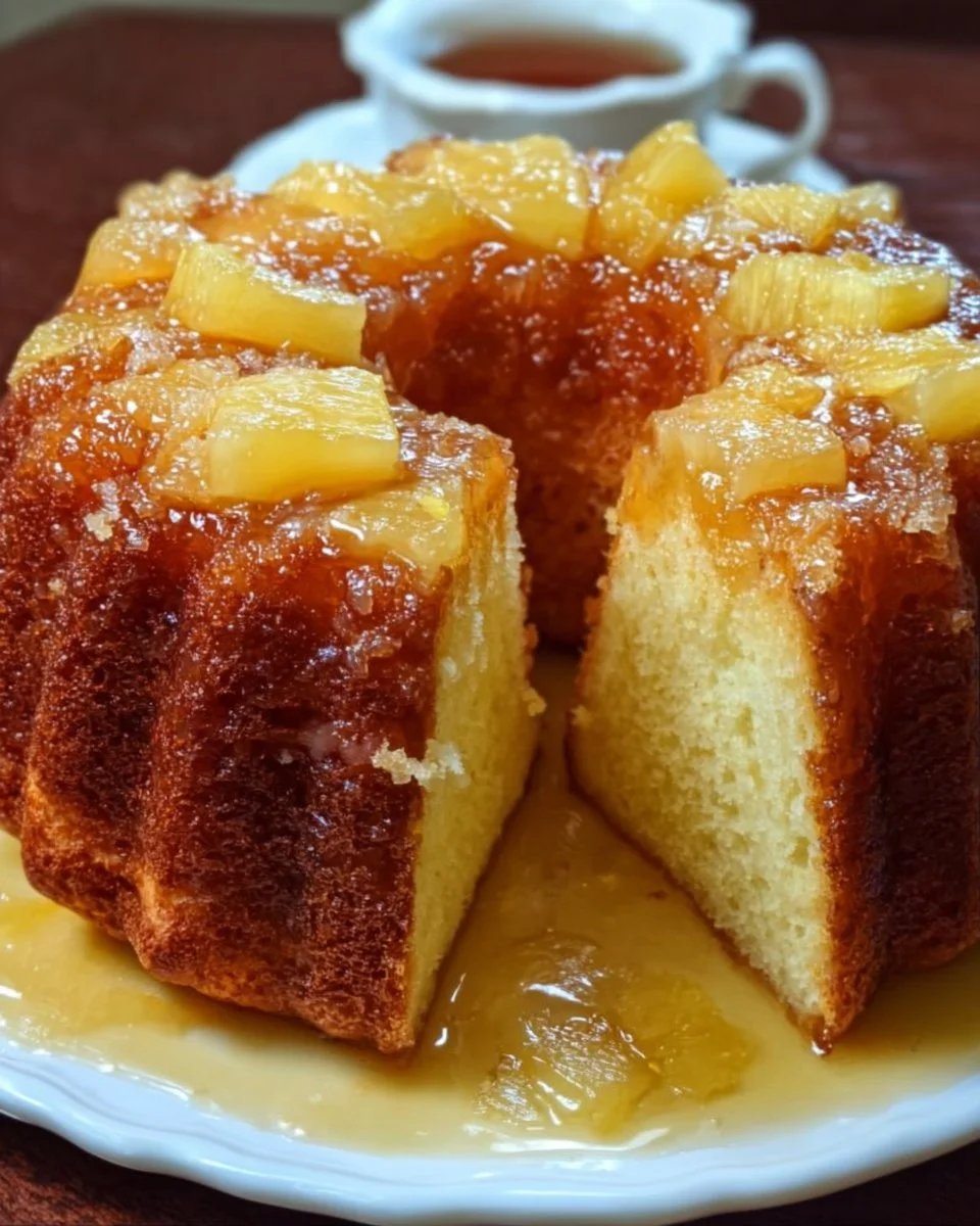 Pineapple Pound Cake