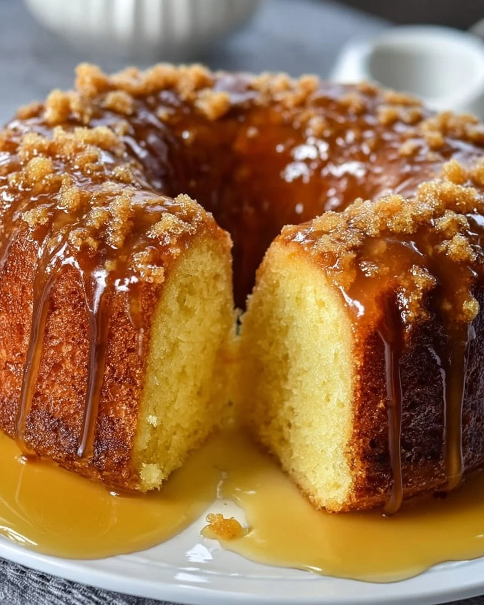 Rum Cake with Butter Rum Glaze