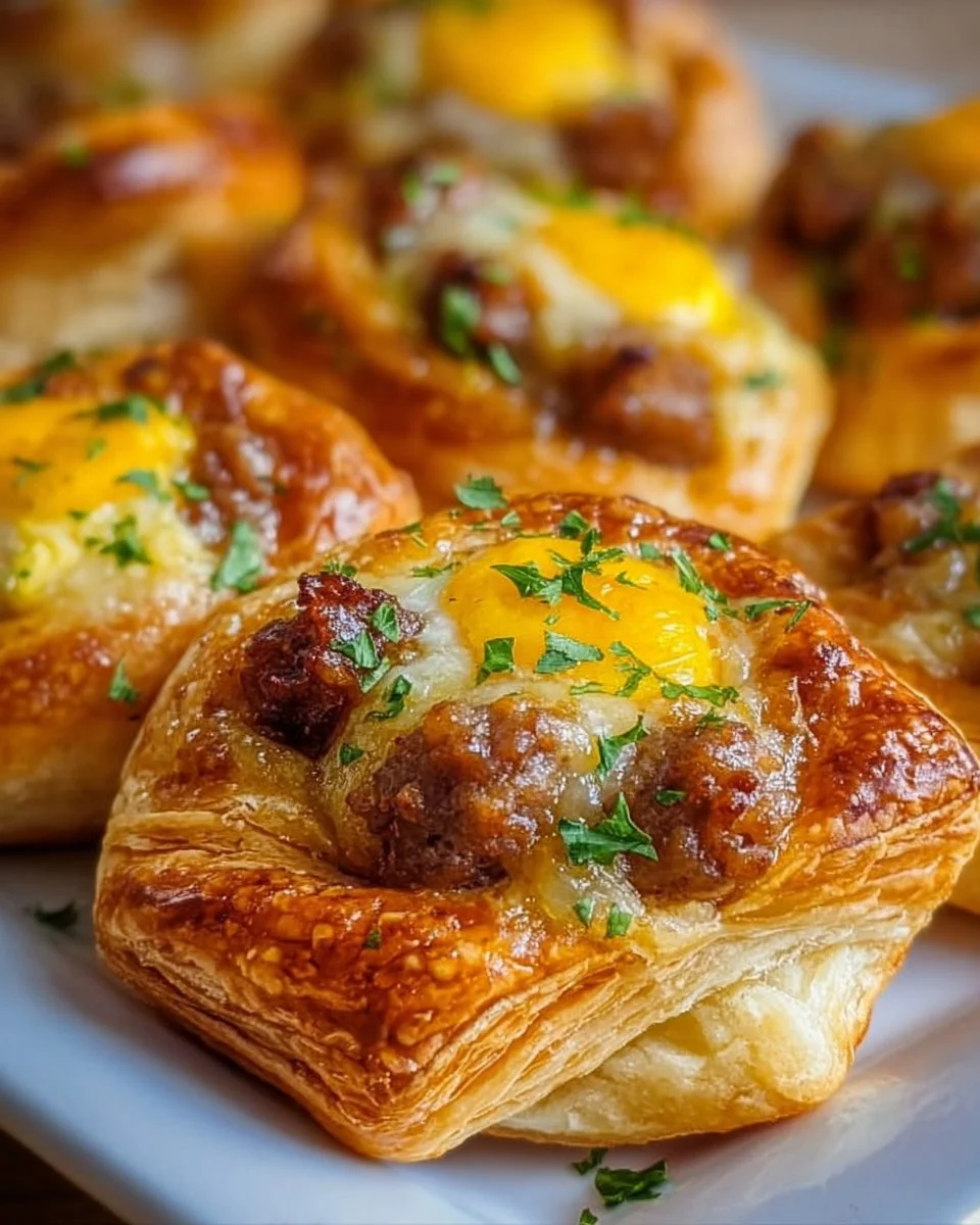 Sausage, Egg & Cheese Breakfast Puffs