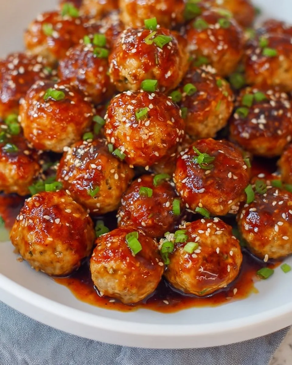 Asian Turkey Meatballs