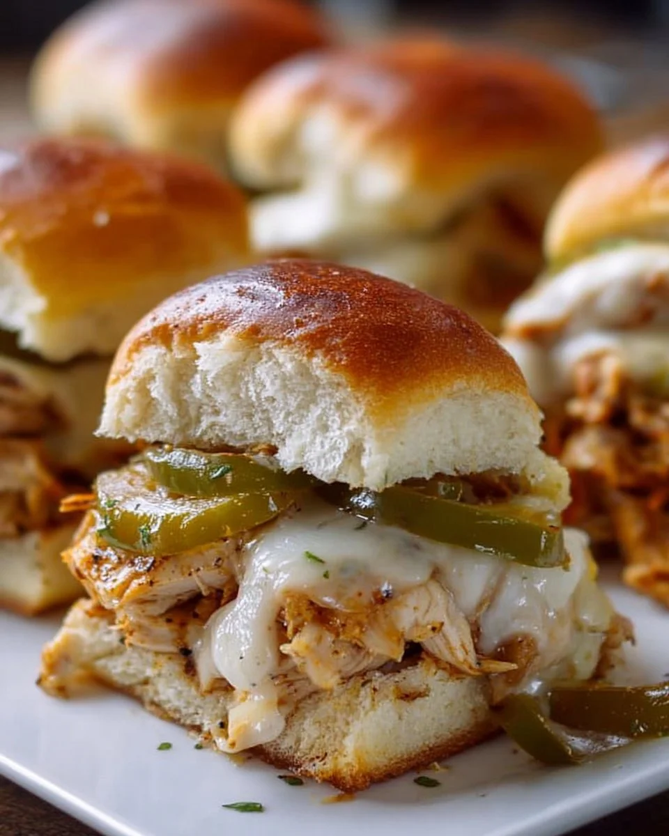 Chicken Philly Sliders