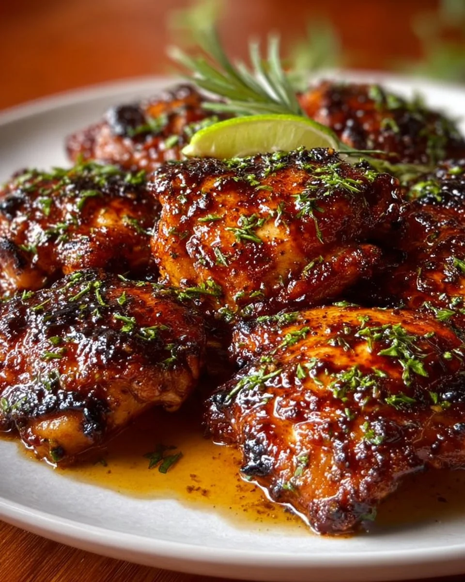Chipotle Honey Glazed Chicken Thighs